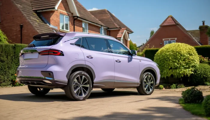mg car parked in the sunshine