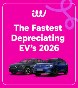 Chart of EV cars depreciation that show the cars that lose the most value